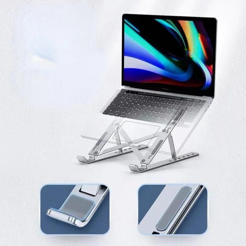 Opvouwbare Aluminium Laptopstandaard – Compact, Antislip & Hittebestendig