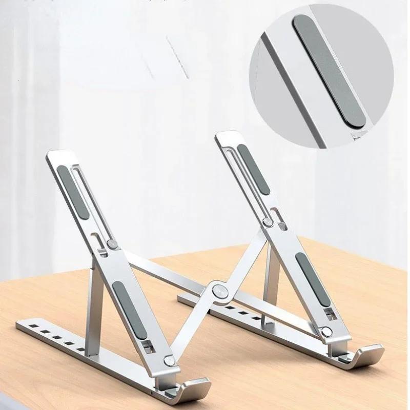 Opvouwbare Aluminium Laptopstandaard – Compact, Antislip & Hittebestendig